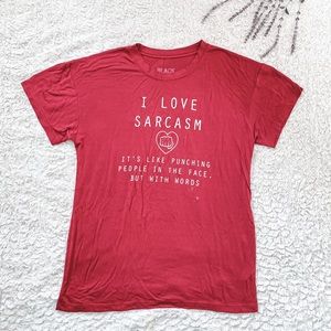 Black Matter dark red maroon with white lettering flowy short sleeve t shirt